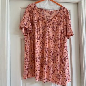 ST JOHN’S BAY Short Sleeve Blouse
